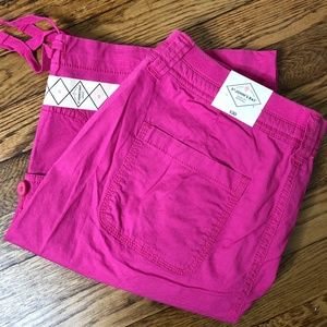 Hot Pink Cargo Shorts